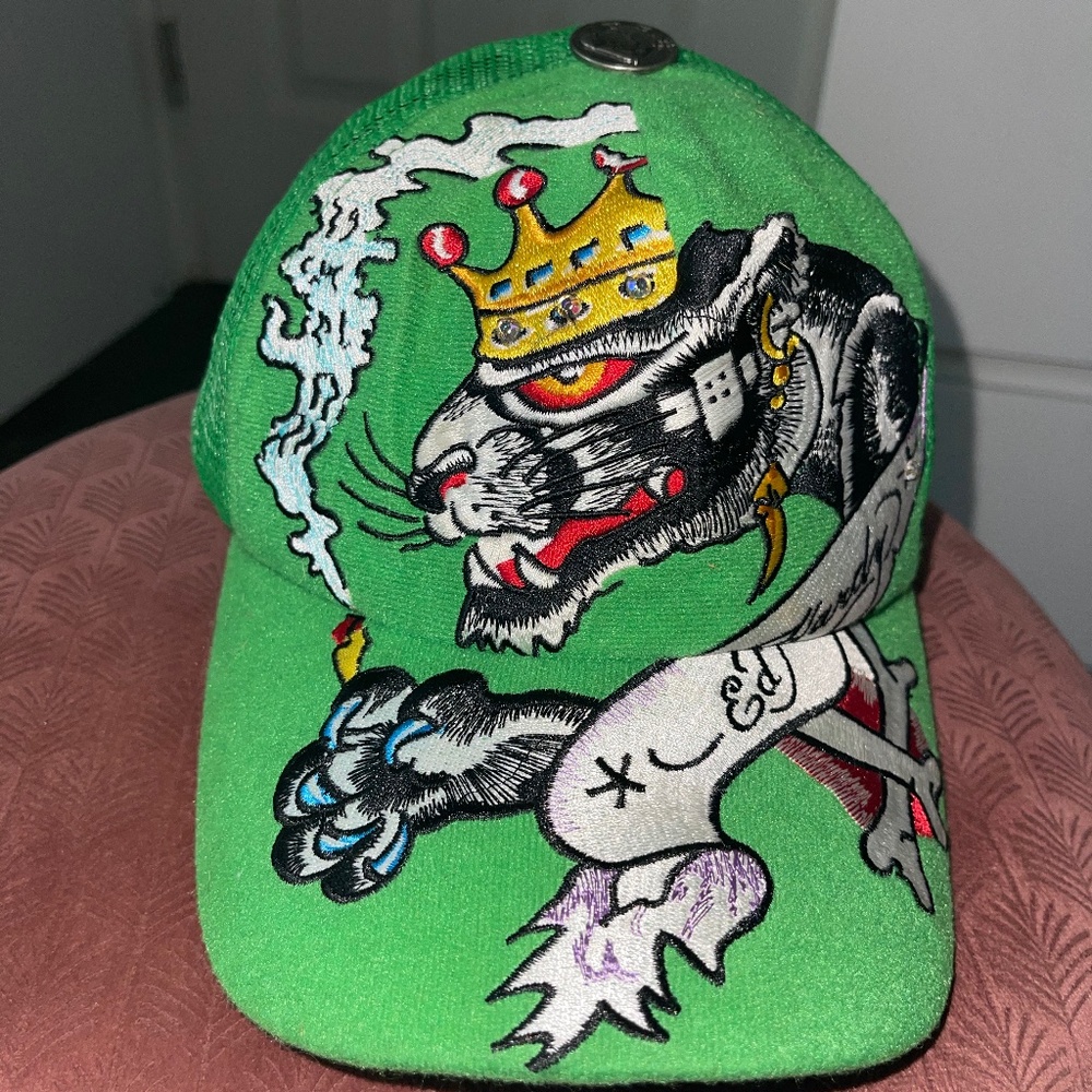 Ed Hardy Hat Green
